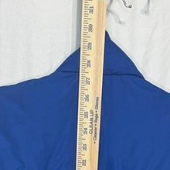 Old Navy Blue Black Colorblock Puffer Vest XL - Picture 8 of 11